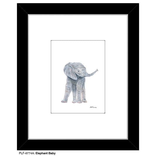 Elephant Baby, Print (#8774A) - Printed Canvas