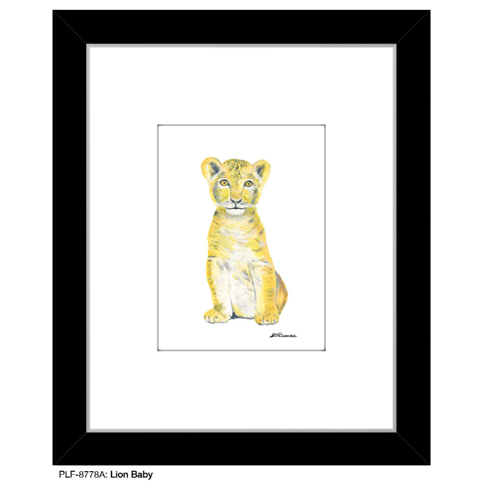 Lion Baby, Print (#8778A) - Printed Canvas