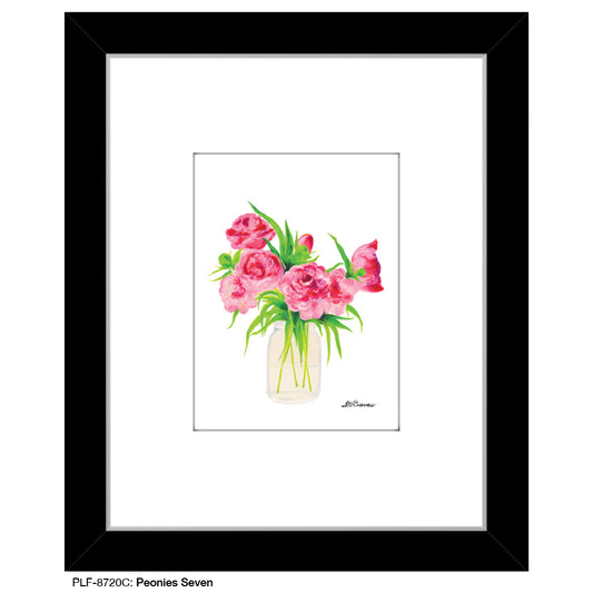 Peonies Seven, Print (#8720C) - Printed Canvas