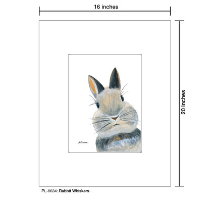 Rabbit Whiskers, Print (#8034B), Printe Matted, www.printedcanvas.com