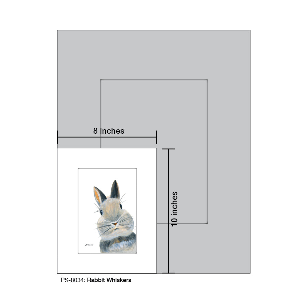 Rabbit Whiskers, Print (#8034B), Print Matted, www.printedcanvas.com