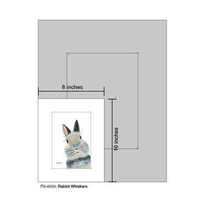 Rabbit Whiskers, Print (#8034B), Print Matted, www.printedcanvas.com