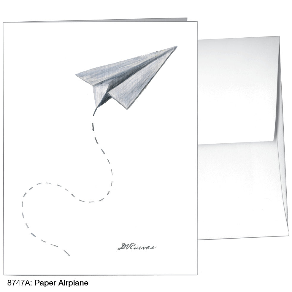 Paper Airplane, Greeting Card (8747A), A2, printedcanvas.com