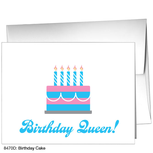 Birthday Cake, Greeting Card (8470D), A2, printedcanvas.com