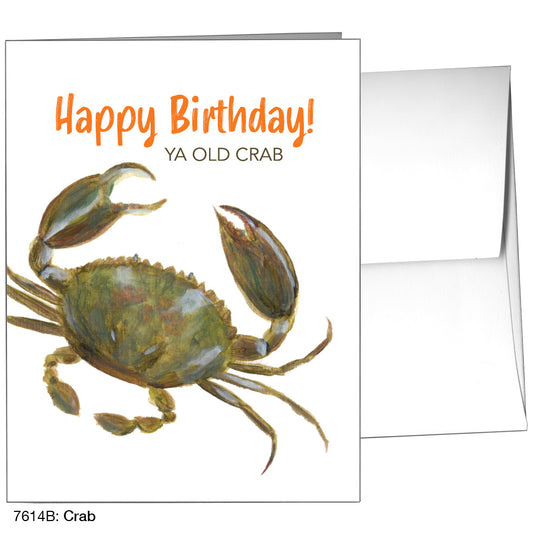 Crab, Greeting Card (7614B), A2, printedcanvas.com
