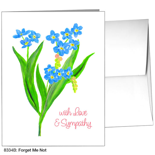 Forget Me Not, Greeting Card (8334B), A2 Card Front, www.printedcanvas.com