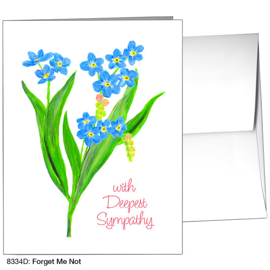 Forget Me Not, Greeting Card (8334D), A2 Card Front, www.printedcanvas.com
