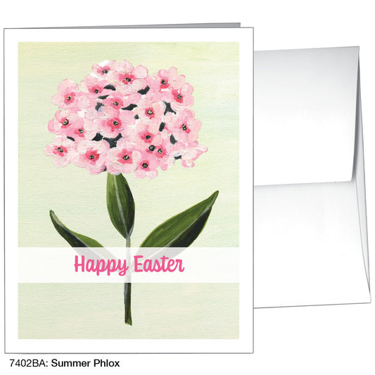 Summer Phlox, Greeting Card (7402BA), A2 Card Front, www.printedcanvas.com