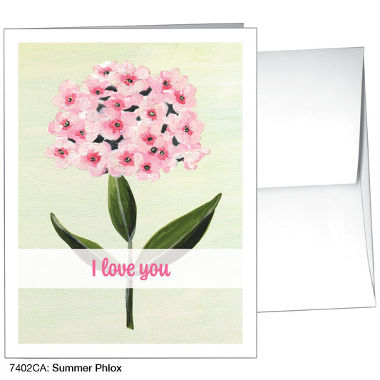 Summer Phlox, Greeting Card (7402CA), A2, printedcanvas.com