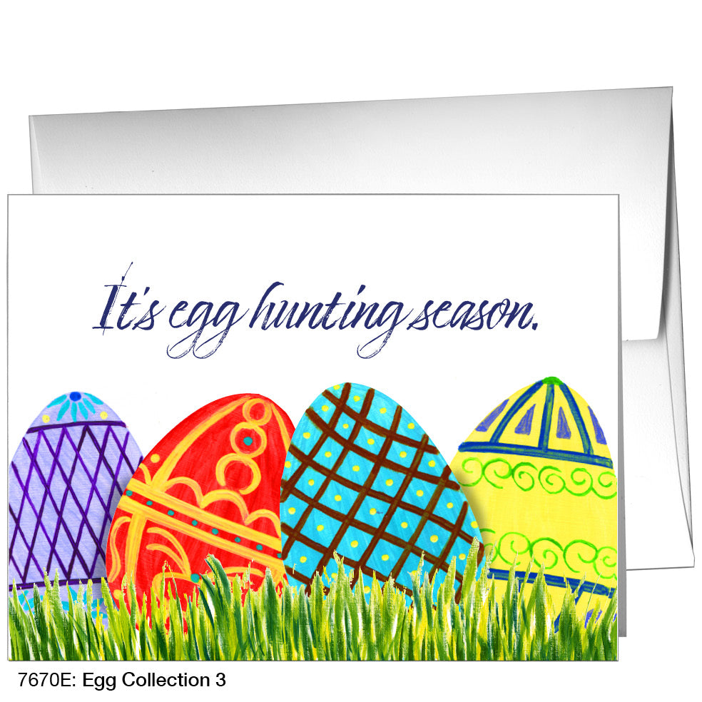 Egg Collection 3, Greeting Card (7670E), A2, printedcanvas.com