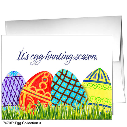 Egg Collection 3, Greeting Card (7670E), A2, printedcanvas.com