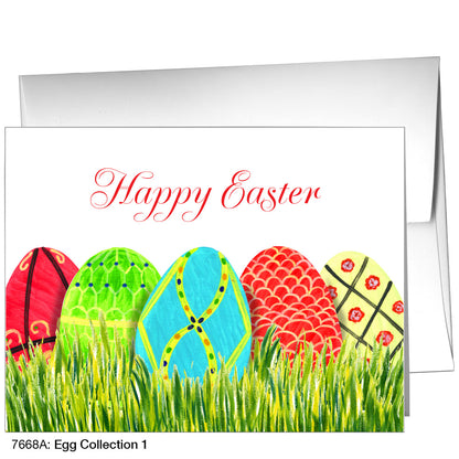 Egg Collection 1, Greeting Card (7668A), A2, printedcanvas.com