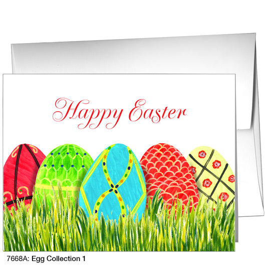 Egg Collection 1, Greeting Card (7668A), A2 Card Front, www.printedcanvas.com