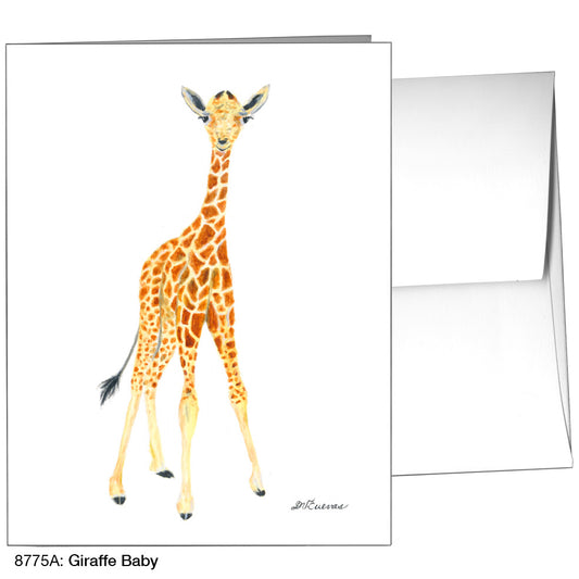 Giraffe Baby, Greeting Card (8775A), A2, printedcanvas.com