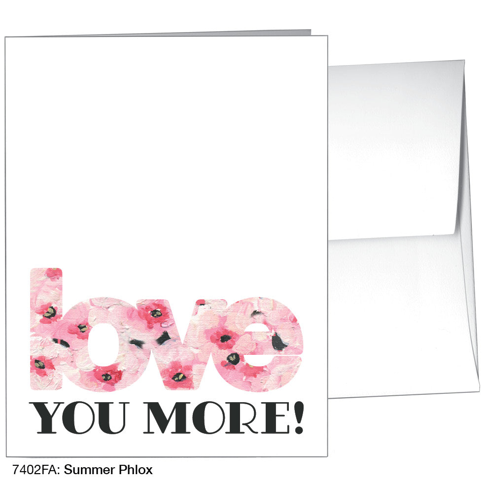 Summer Phlox, Greeting Card (7402FA), A2, printedcanvas.com