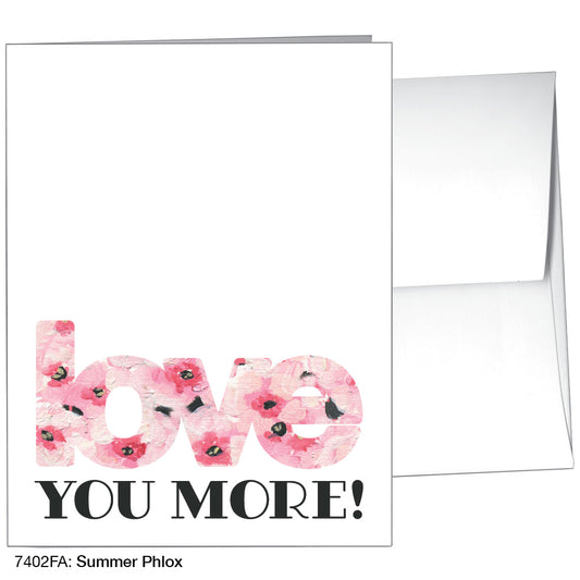 Summer Phlox, Greeting Card (7402FA), A2, printedcanvas.com