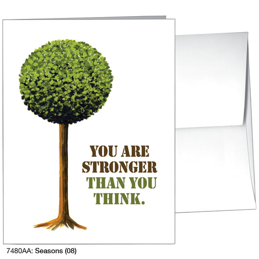 Seasons (08), Greeting Card (7480AA), A2, printedcanvas.com