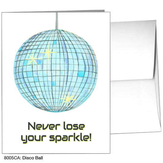 Disco Ball, Greeting Card (8005CA), A2, printedcanvas.com