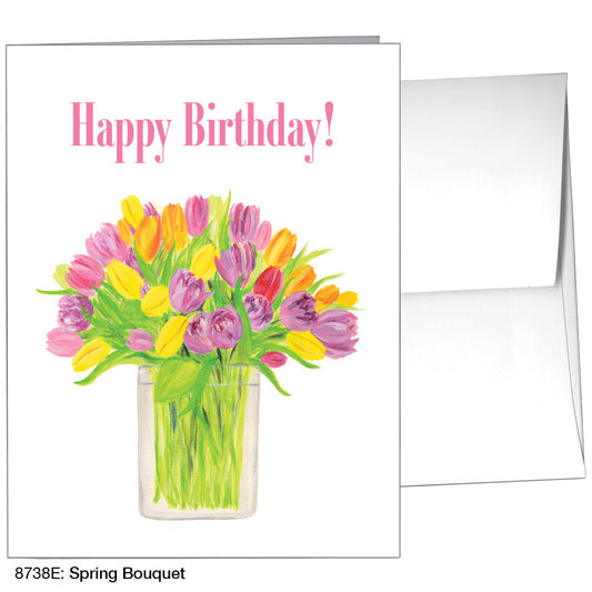 Spring Bouquet, Greeting Card (8738E), A2 Card Front, www.printedcanvas.com