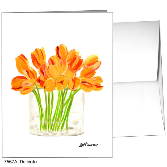 Delicate, Greeting Card (7567A), A2 Card Front, www.printedcanvas.com