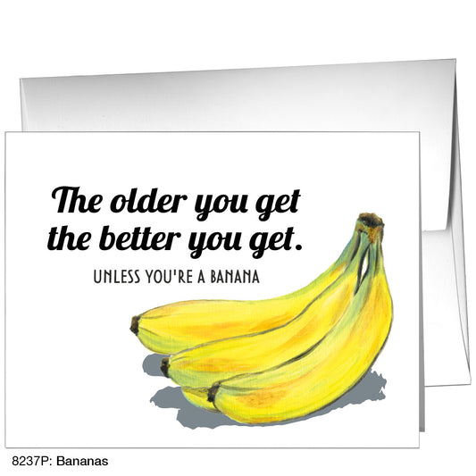Bananas, Greeting Card (8237P), A2, printedcanvas.com