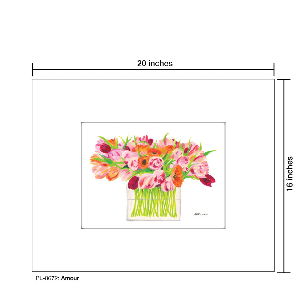 Amour, Print (#8672) - Printed Canvas