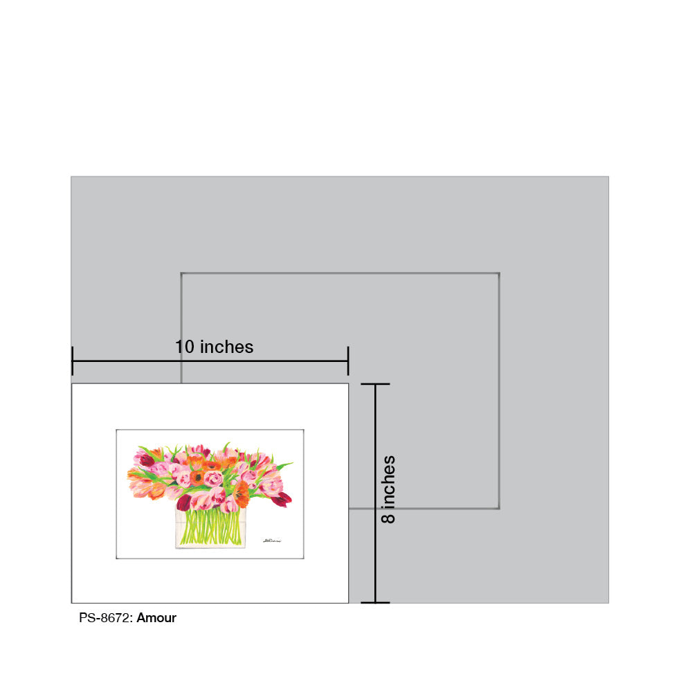 Amour, Print (#8672) - Printed Canvas