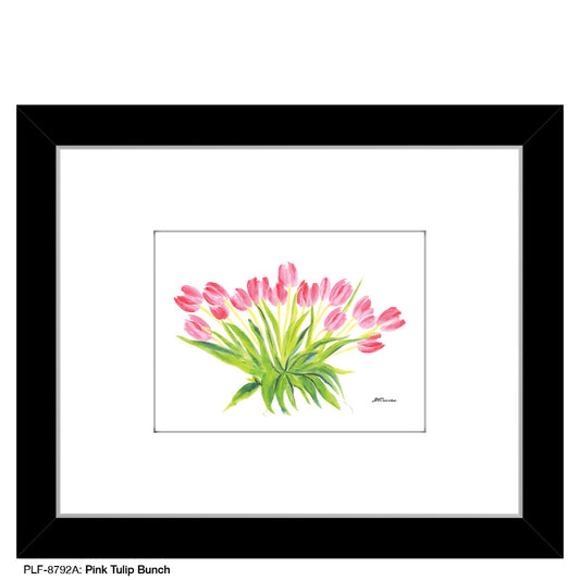 Pink Tulip Bunch, Print (#8792A) - Printed Canvas