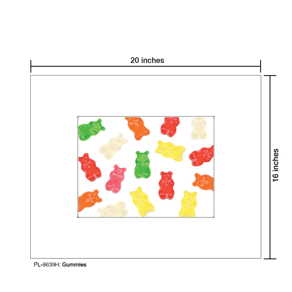 Gummies, Print (#8639H), Printe Matted, www.printedcanvas.com