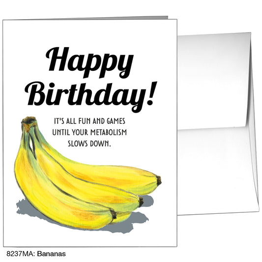 Bananas, Greeting Card (8237MA), A2, printedcanvas.com