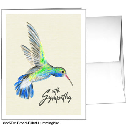 Broad-Billed Hummingbird, Greeting Card (8225EA), A2 Card, printedcanvas.com