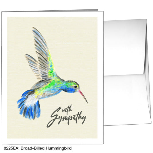 Broad-Billed Hummingbird, Greeting Card (8225EA), A2, printedcanvas.com