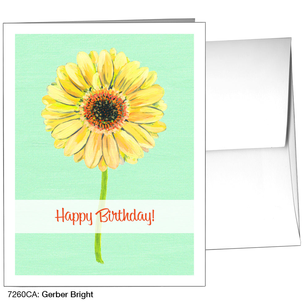 Gerber Bright, Greeting Card (7260CA), A2 Card, www.printedcanvas.com