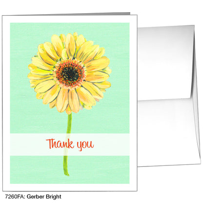 Gerber Bright, Greeting Card (7260FA), A2, printedcanvas.com