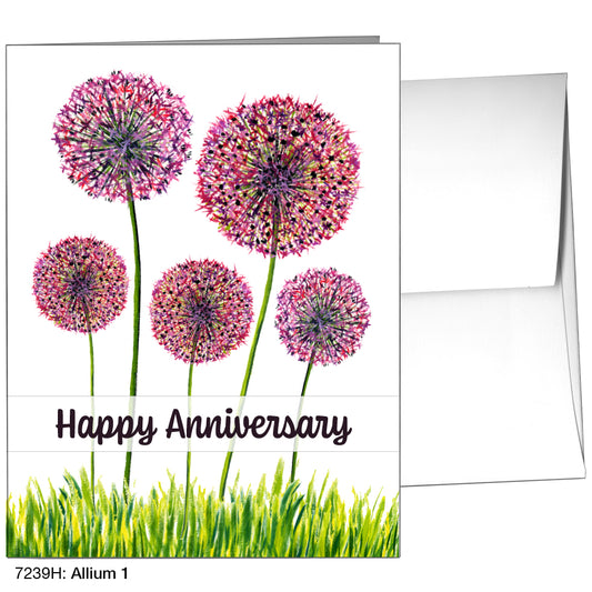 Allium 1, Greeting Card (7239H), A2, printedcanvas.com