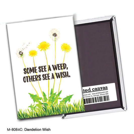 Dandelion Wish, Magnet (M-8084C), front, printedcanvas.com