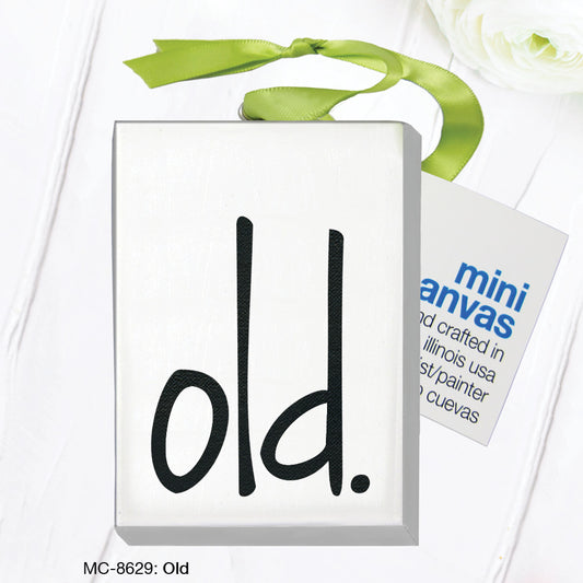 Old, Mini Canvas (MC-8629), Front, printedcanvas.com