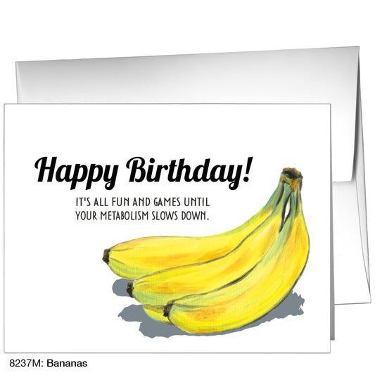 Bananas, Greeting Card (8237M), A2, printedcanvas.com