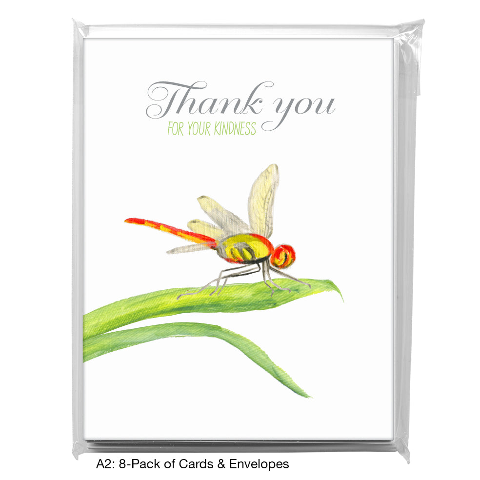 Dragonfly, Greeting Card (7616G), A2 8-Pack, printedcanvas.com