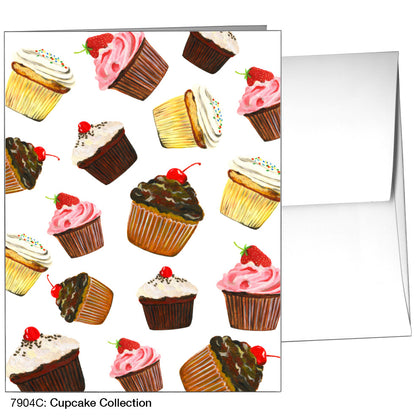 Cupcake Collection, Greeting Card (7904C), A2, printedcanvas.com