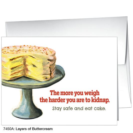 Layers of Buttercream, Greeting Card (7450A), A2, printedcanvas.com