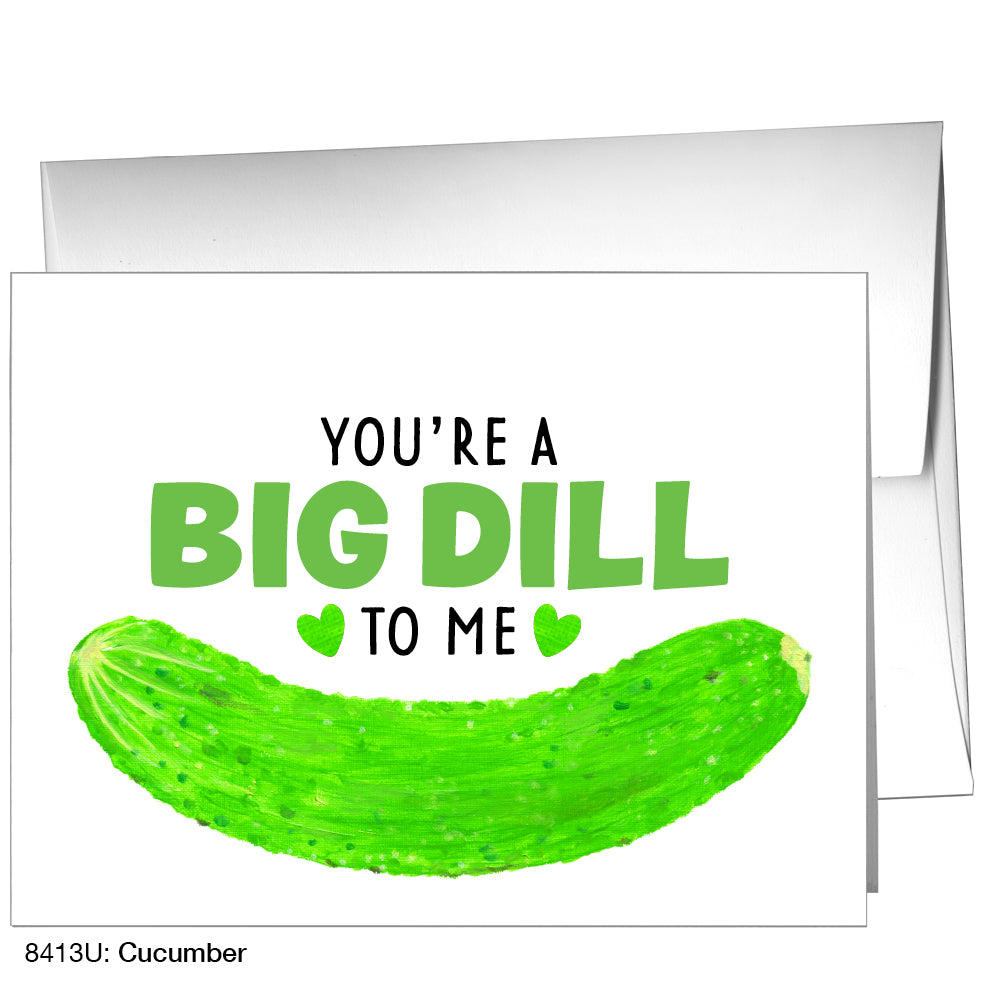 Cucumber, Greeting Card (8413U), A2, printedcanvas.com