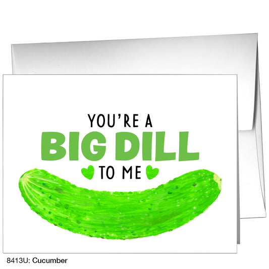 Cucumber, Greeting Card (8413U), A2, printedcanvas.com