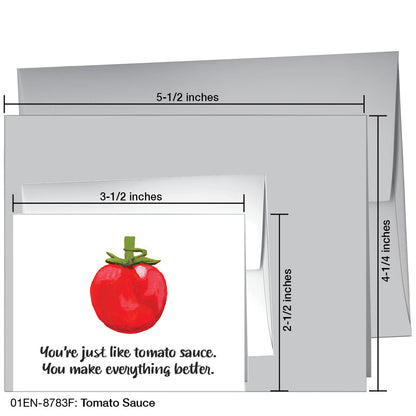 Tomato Sauce, Greeting Card (8783F), Enclosure, printedcanvas.com