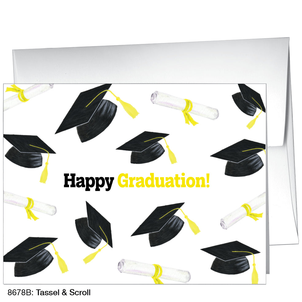 Tassel & Scroll, Greeting Card (8678B), A2 Card, printedcanvas.com