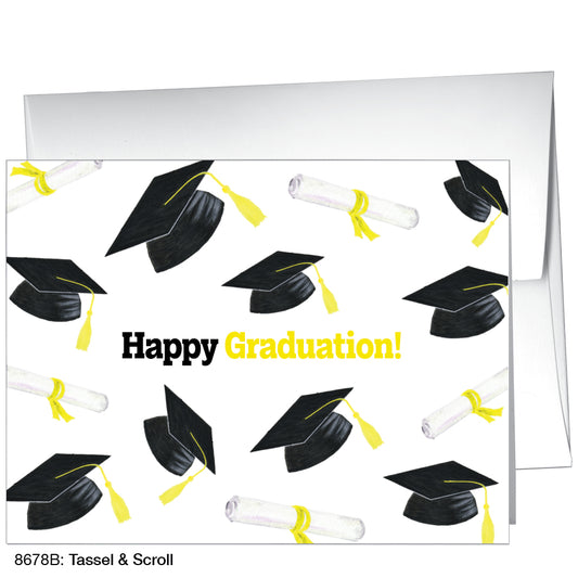 Tassel & Scroll, Greeting Card (8678B), A2 Card, printedcanvas.com