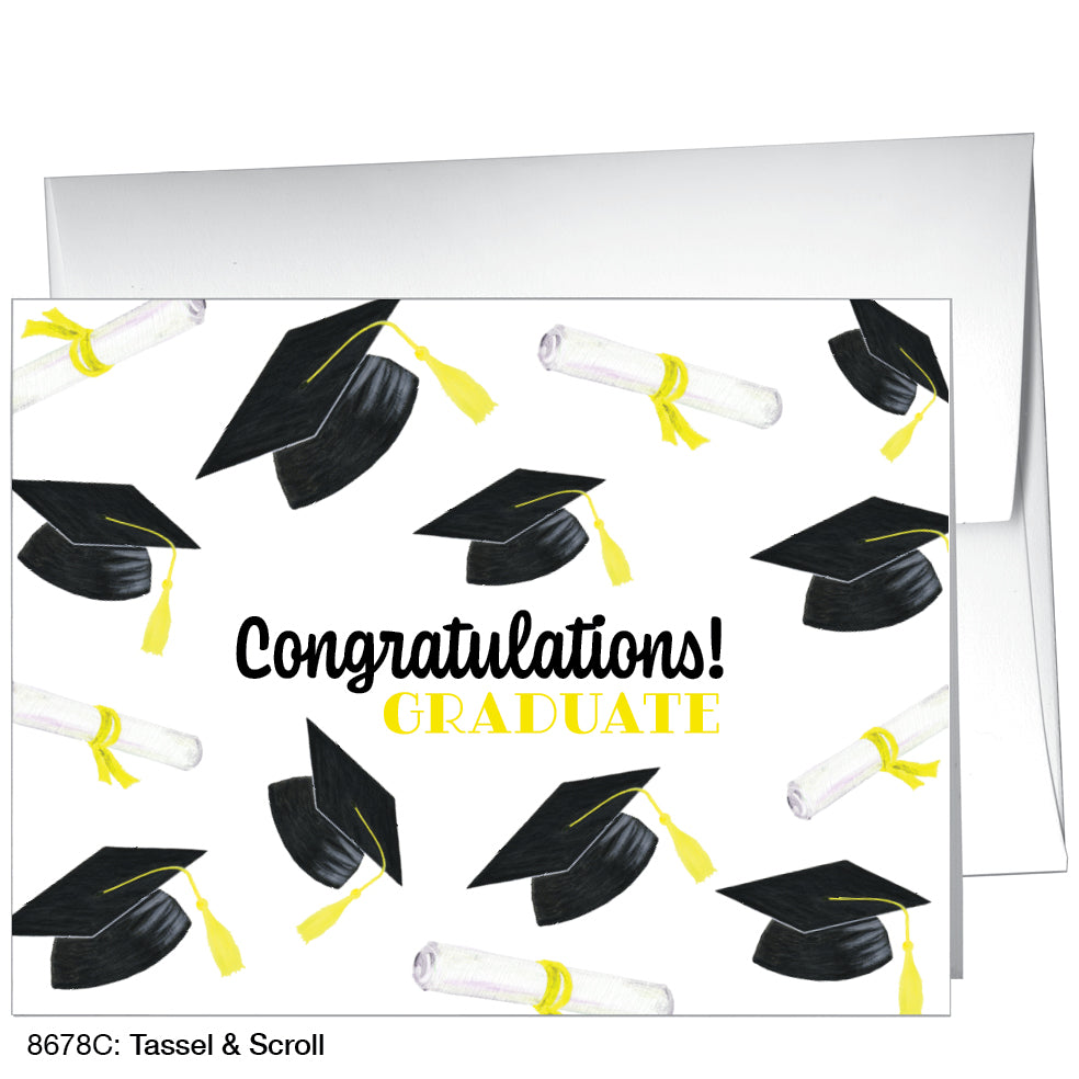 Tassel & Scroll, Greeting Card (8678C), A2 Card, printedcanvas.com