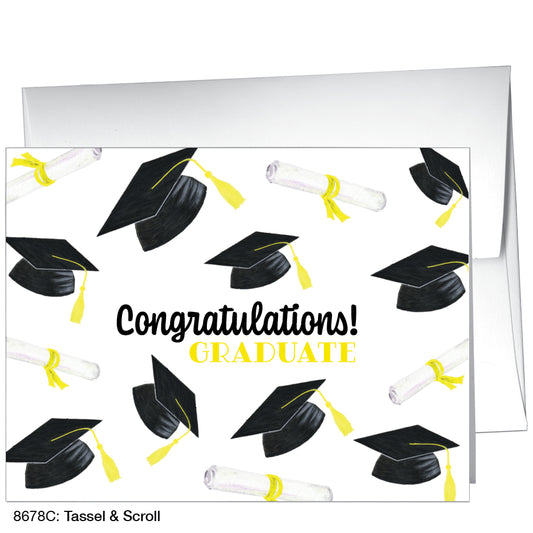 Tassel & Scroll, Greeting Card (8678C), A2 Card, printedcanvas.com