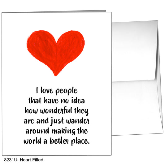 Heart Filled, Greeting Card (8231U), A2, printedcanvas.com