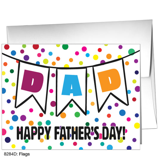 Flags, Greeting Card (8284D), A2 Card Front, www.printedcanvas.com
